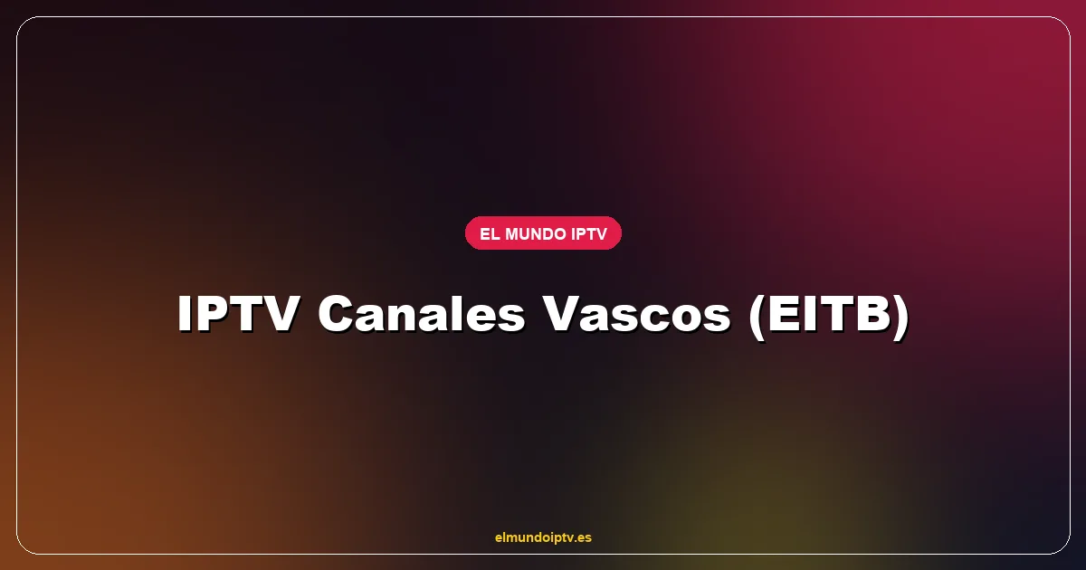 Smart TV mostrando ETB1 con informativo en euskera emitido por IPTV en directo