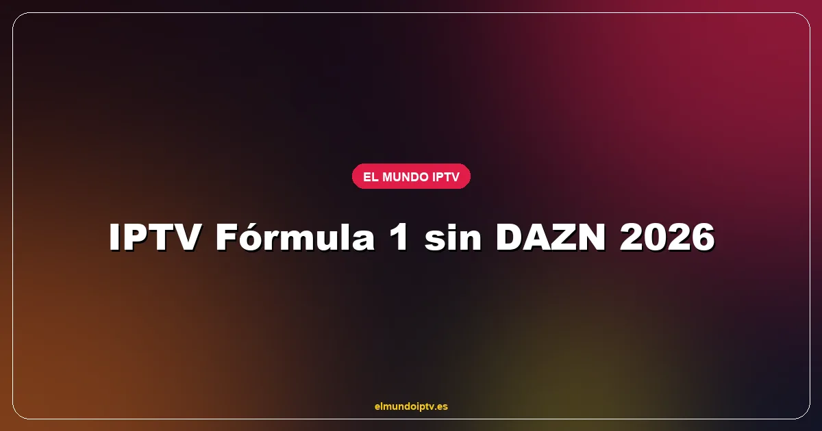 Carrera de Fórmula 1 emitida en Smart TV 4K vía IPTV con telemetría y multicámara DAZN